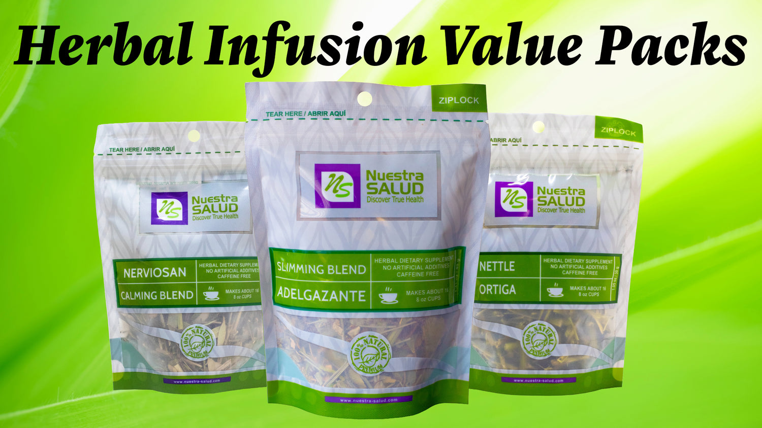 Herbal Infusion Teas Value Packs NS Herbs Co.