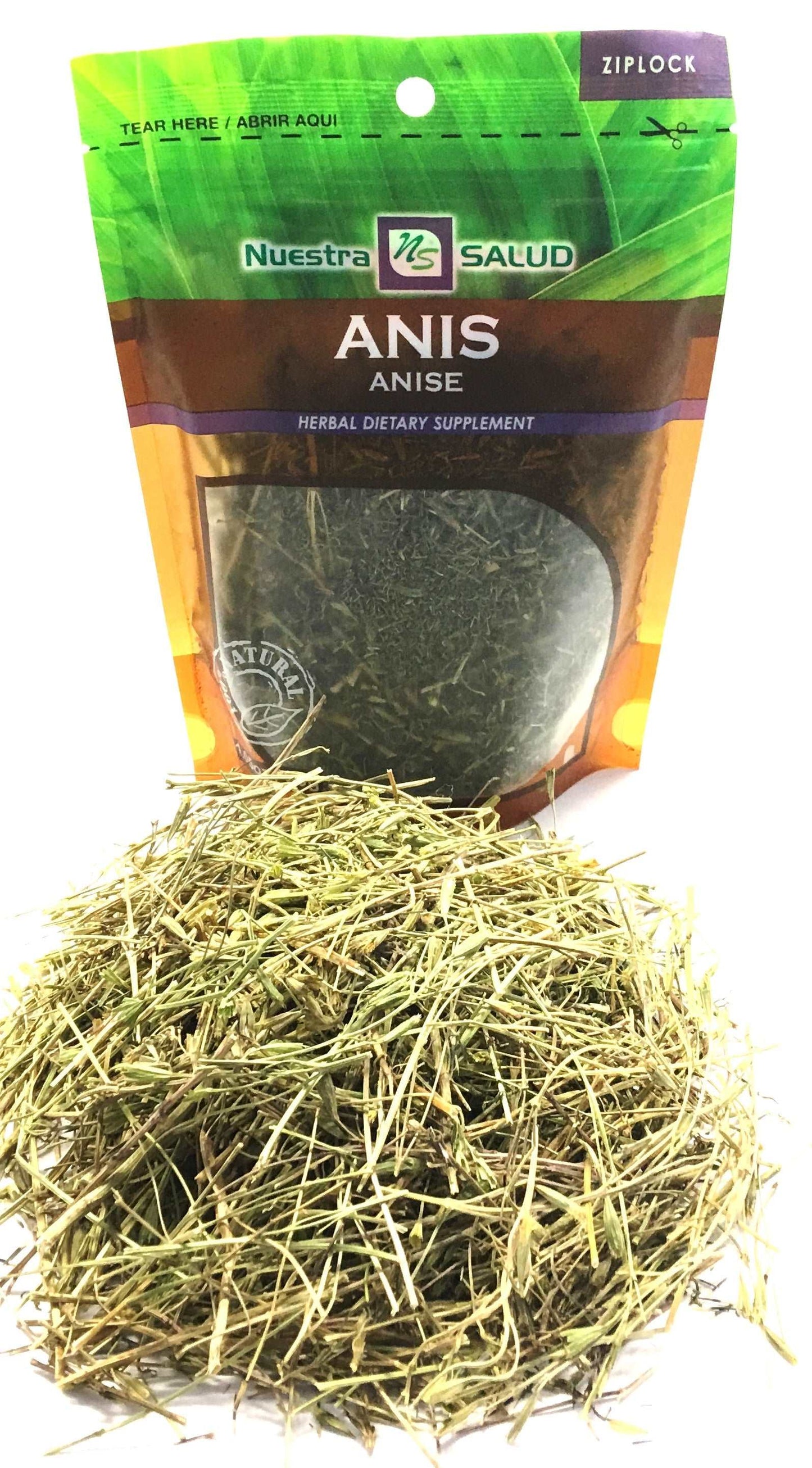 Anise Loose Herbal Infusion Tea Anis Value Pack (90g) by Nuestra Salud sold by NS Herbs Co.