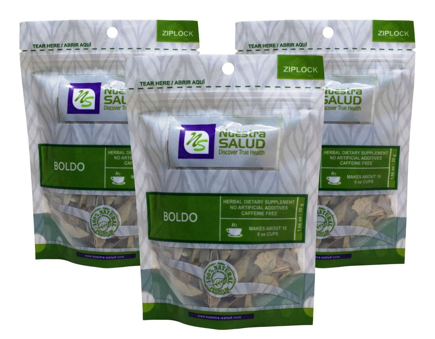 Boldo Loose Leaf Herbal Infusion Tea Value Pack (90g) by Nuestra Salud sold by NS Herbs Co.