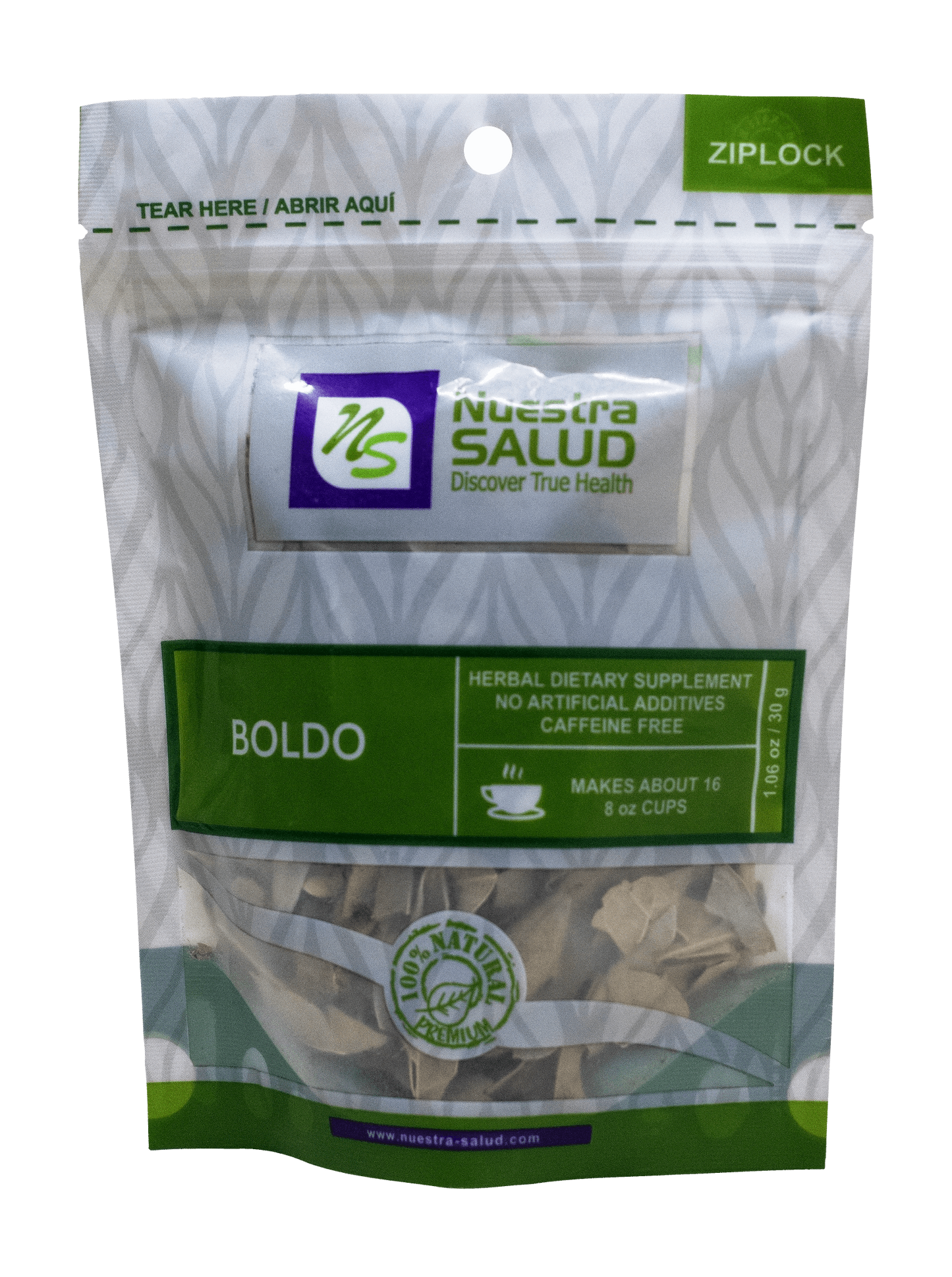 Boldo Loose Leaf Herbal Infusion Tea Value Pack (90g) by Nuestra Salud sold by NS Herbs Co.