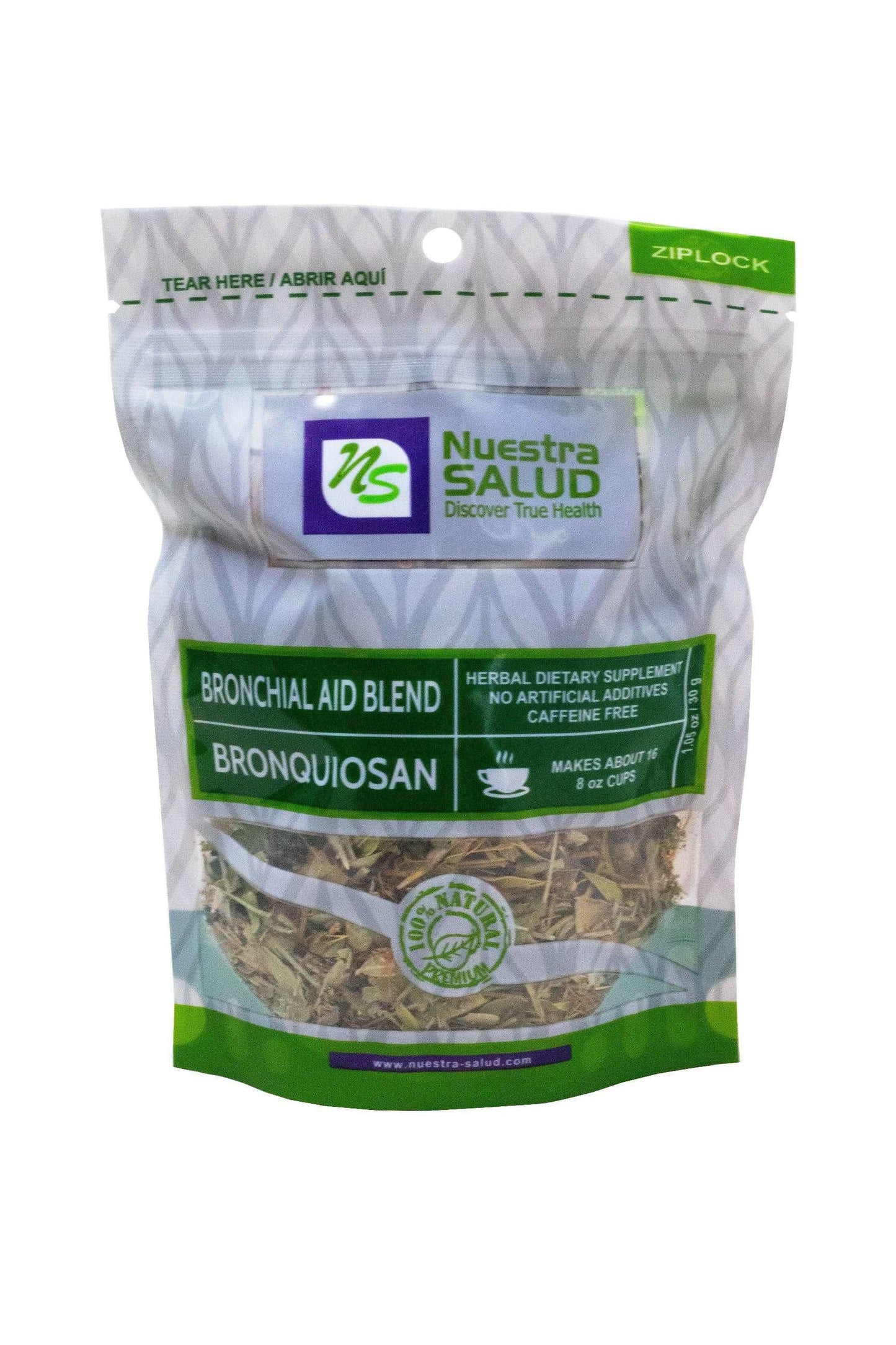 Bronchial Tea - Blend Herbal Tea Bronquiosan Te (30g) 1.05oz Respiratory Support Tea