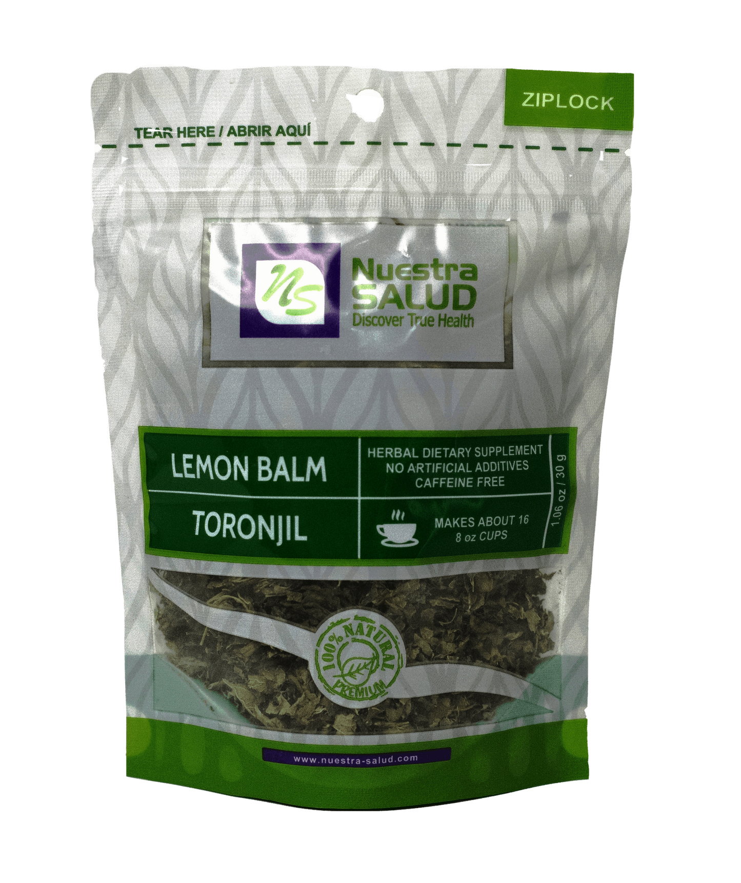 Toronjil Lemon Balm Loose Herbal Infusion Tea Value Pack (90g) by Nuestra Salud sold by NS Herbs Co.
