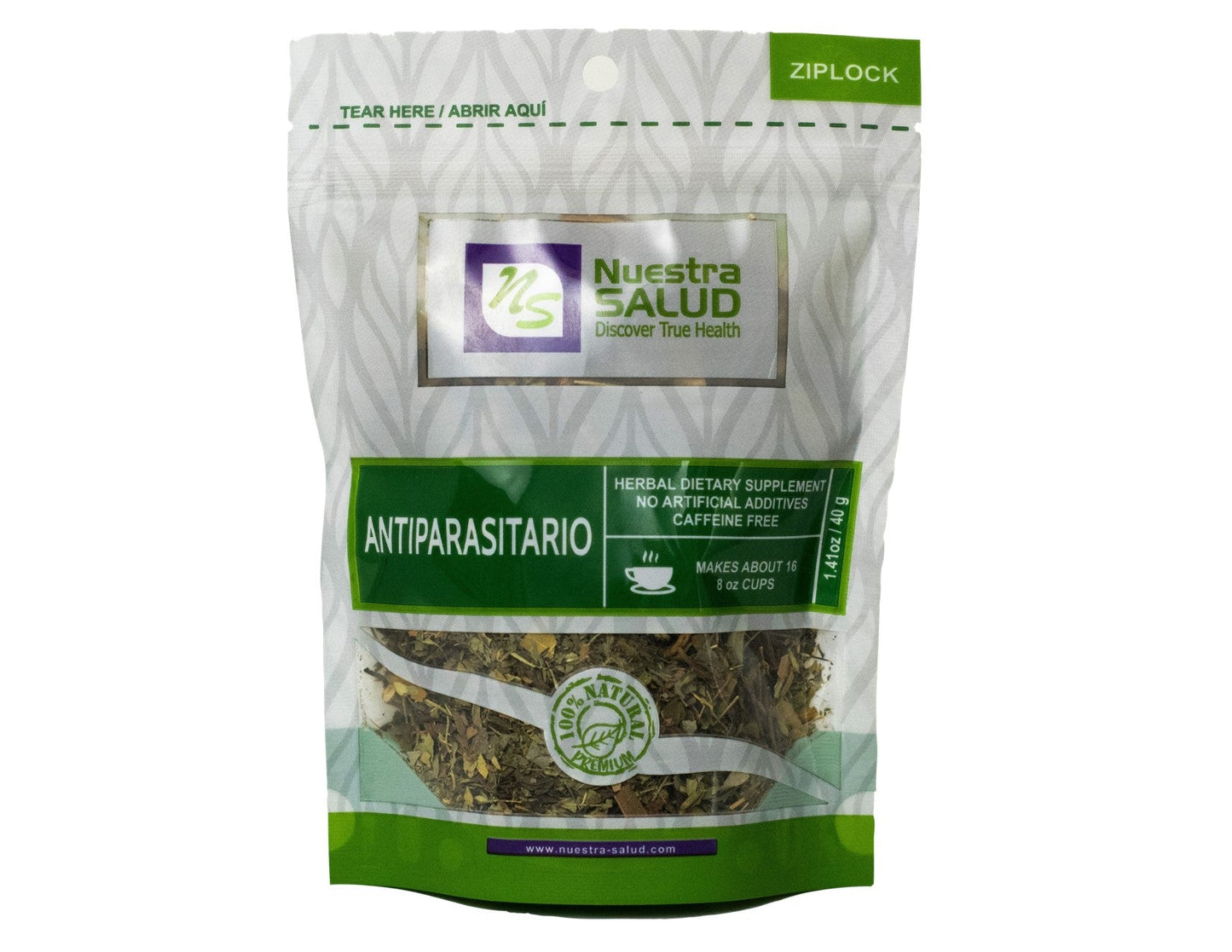 Antiparasitos Antiparasitario Detox Blend Herbal Tea (40g) 1.41oz by Nuestra Salud sold by NS Herbs Co.