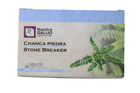 Chanca Piedra Te - Stone breaker Herbal Tea Box (20 Tea Bags) Kidney Stones Crusher