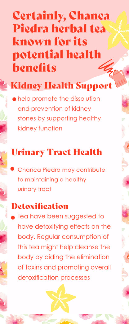 Chanca Piedra Tea Stonebreaker Herbal Infusion Tea (120g) Kidney Stones Tea Crusher HQ Herb Nuestra Salud