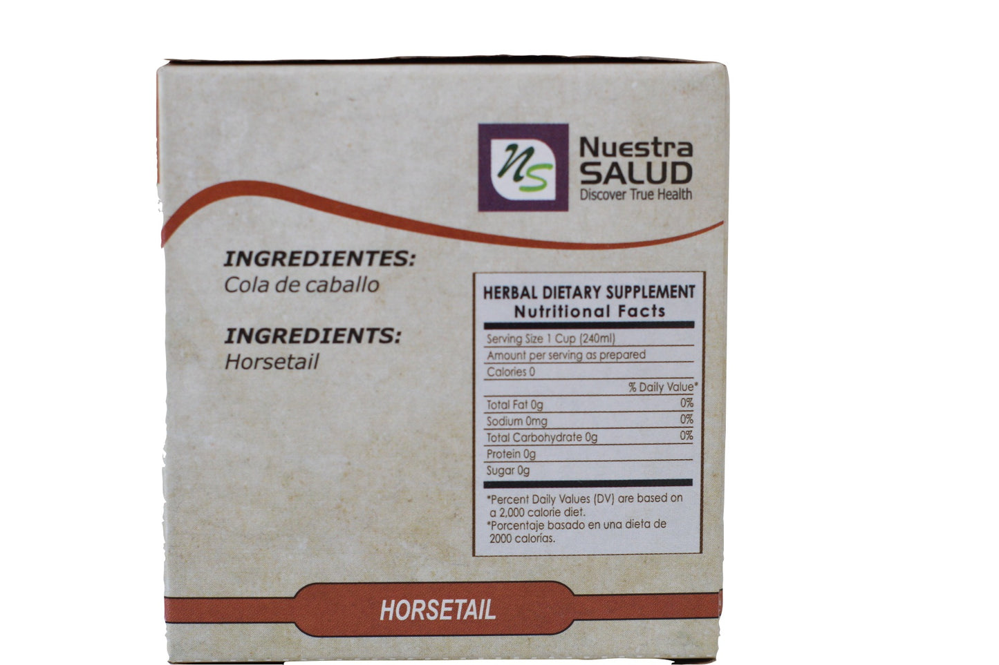 Horsetail Tea Cola De Caballo Herbal Tea (60 tea bags) Nuestra Salud