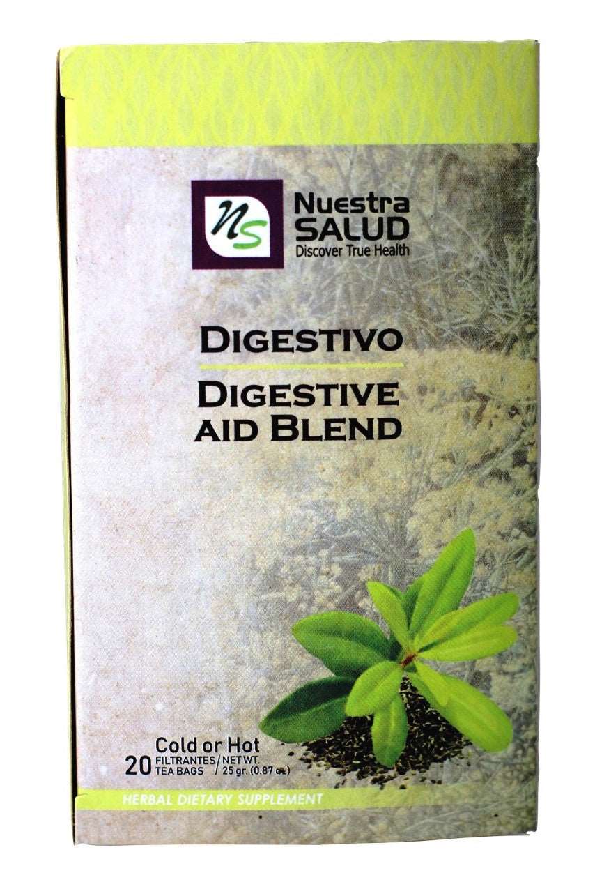 Digestivo Te - Digestive Aid Blend Herbal Tea Box (20 Tea Bags)