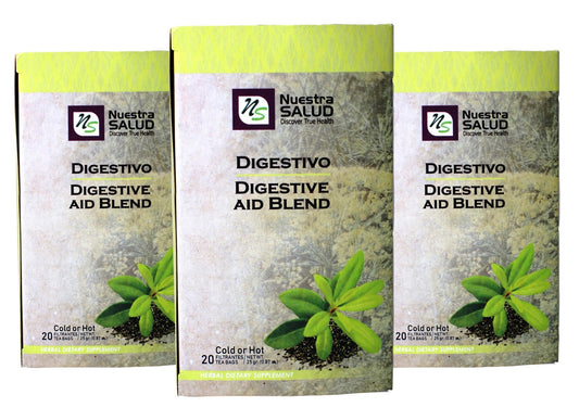Digestive Tea Digestivo Herbal Tea (60 tea bags) Nuestra Salud