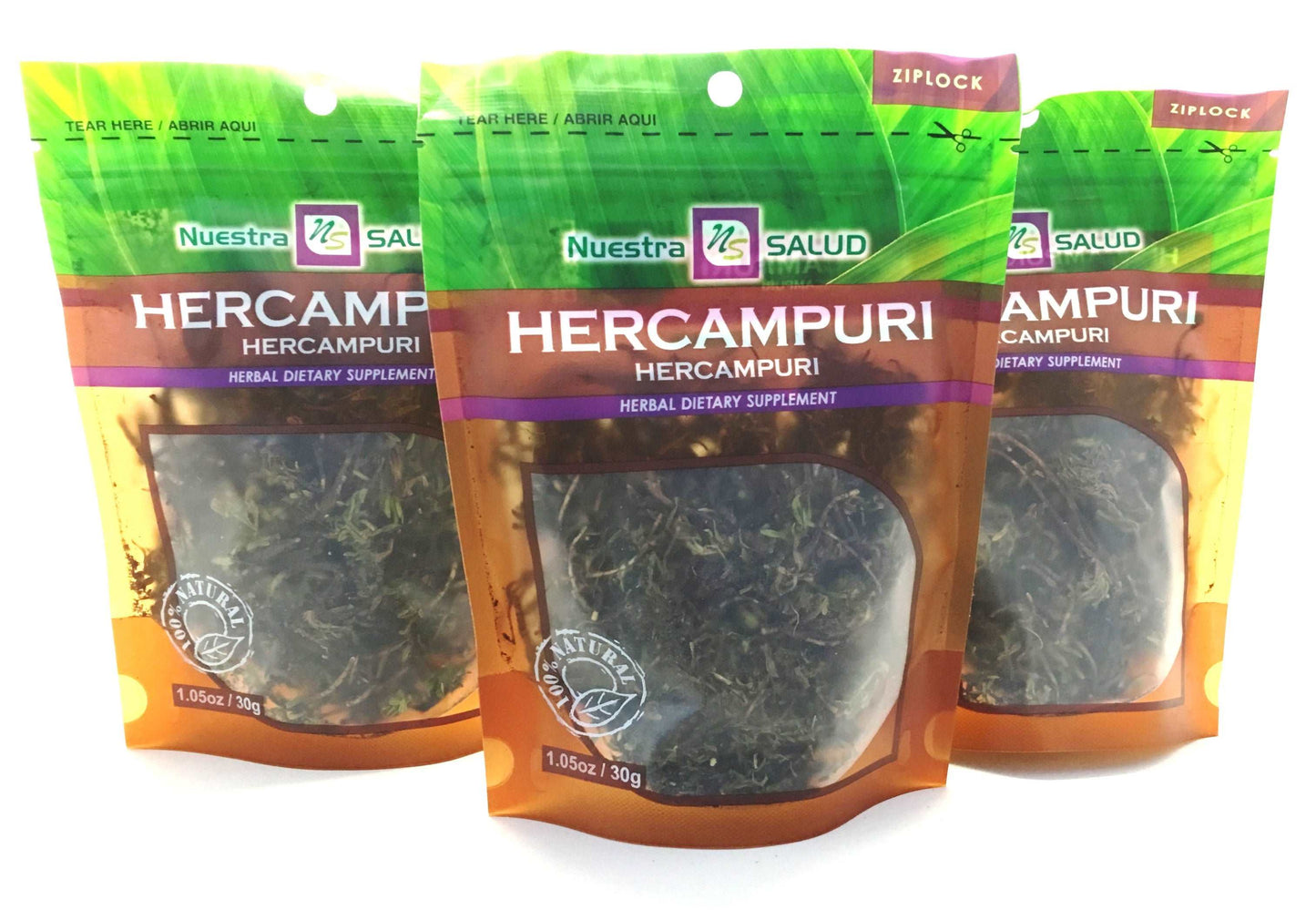 Hercampuri Loose Herbal Infusion Tea Value Pack (90g) by Nuestra Salud sold by NS Herbs Co.