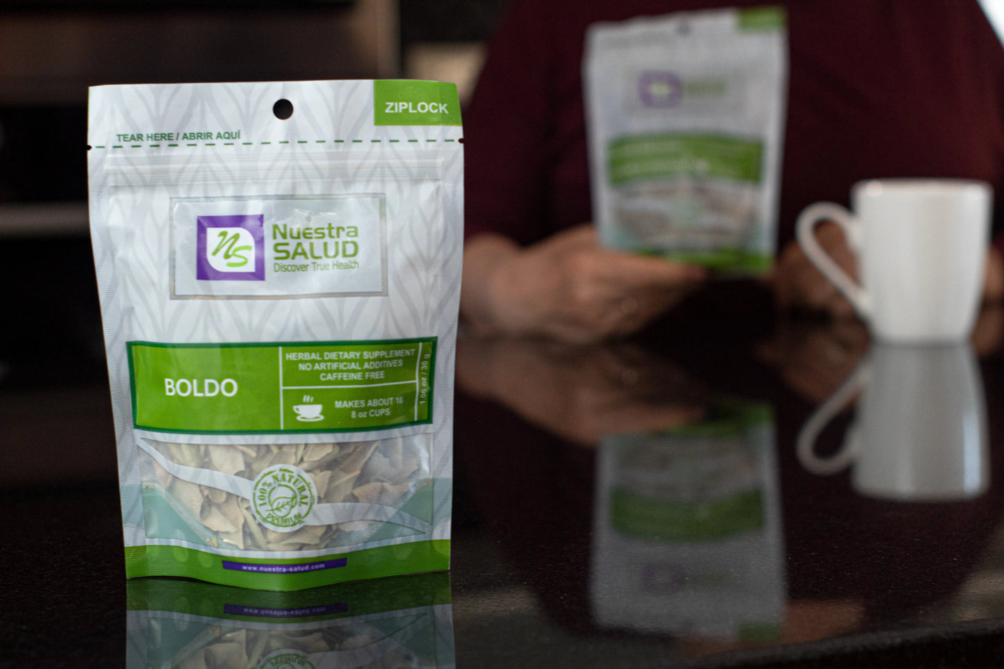 Boldo Leaves Herbal Tea (30g) 1.05oz by Nuestra Salud sold by NS Herbs Co.