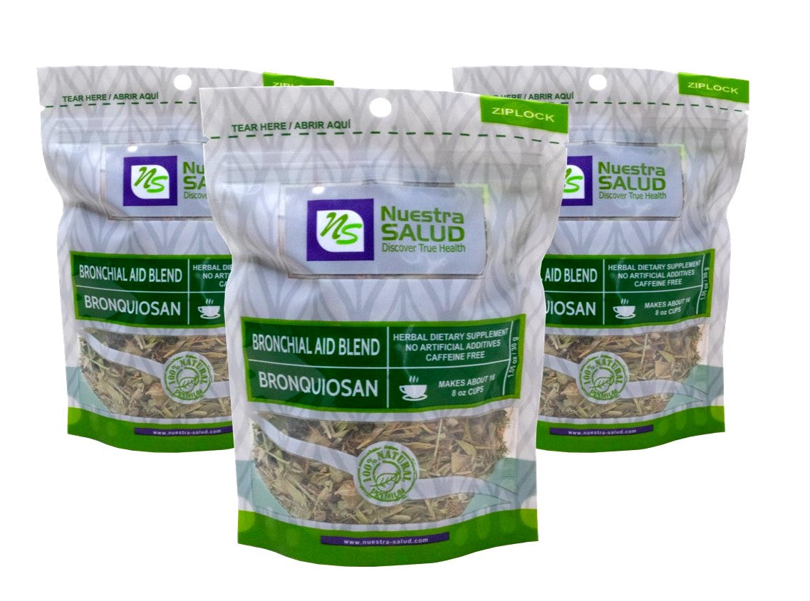 Bronquiosan Bronchial Eucalyptus Loose Blend Herbal Infusion Tea Value Pack (90g) by Nuestra Salud sold by NS Herbs Co.