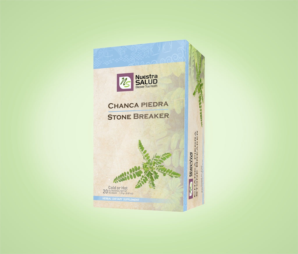 Chanca Piedra Stonebreaker Filter Tea Box (20 Tea Bags) by Nuestra Salud sold by NS Herbs Co.