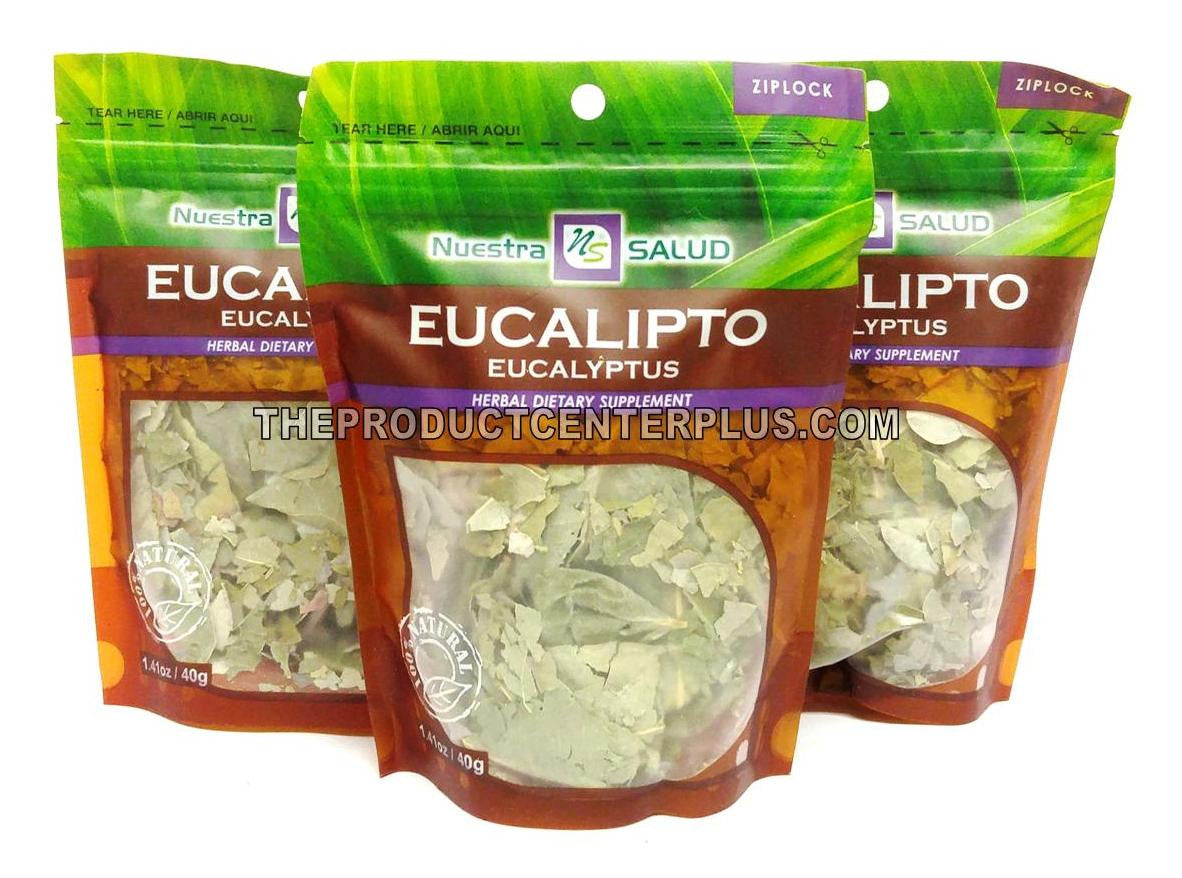 Eucalipto Eucalyptus Loose Leaves Herbal Infusion Tea Value pack (120g) by Nuestra Salud sold by NS Herbs Co.