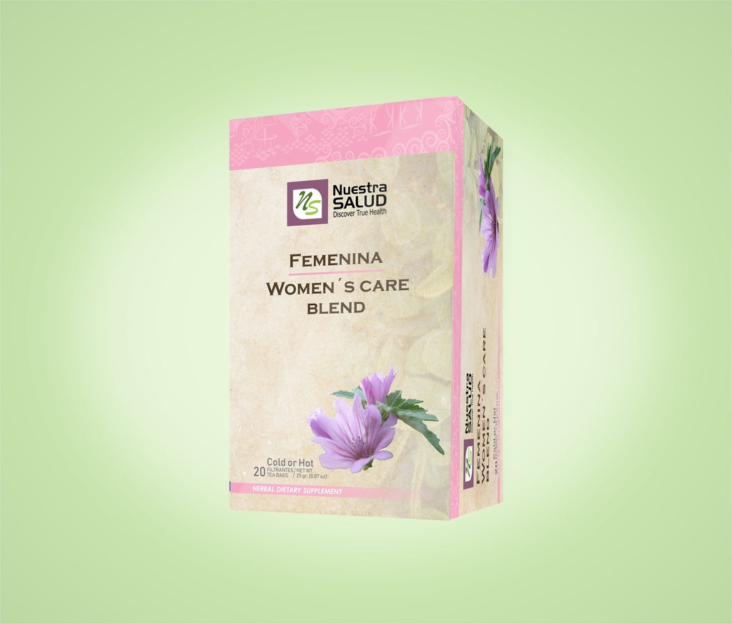 Femenina Women's Care Blend Filter Tea Box (20 Tea Bags) by Nuestra Salud sold by NS Herbs Co.
