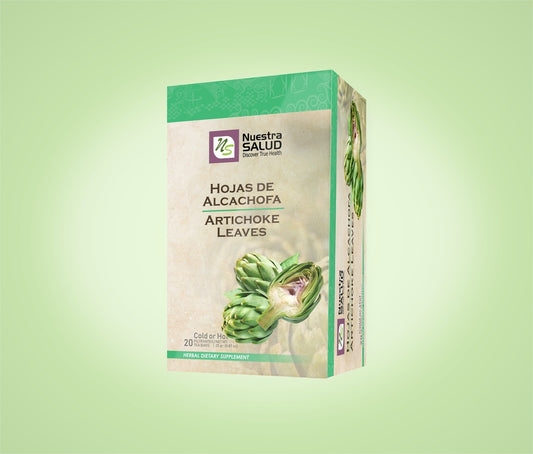  Hoja de Alcachofa  Artichoke Leaves Filter Tea Box (20 Tea bags) by Nuestra Salud sold by NS Herbs Co.