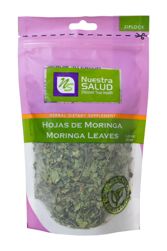  Moringa Leaves Premium Herb Tea (35g) 1.05oz by Nuestra Salud sold by NS Herbs Co.