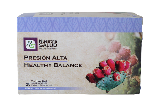  Presión Alta Té - Healthy Balance Filter Box (20 Tea Bags) by Nuestra Salud sold by NS Herbs Co.