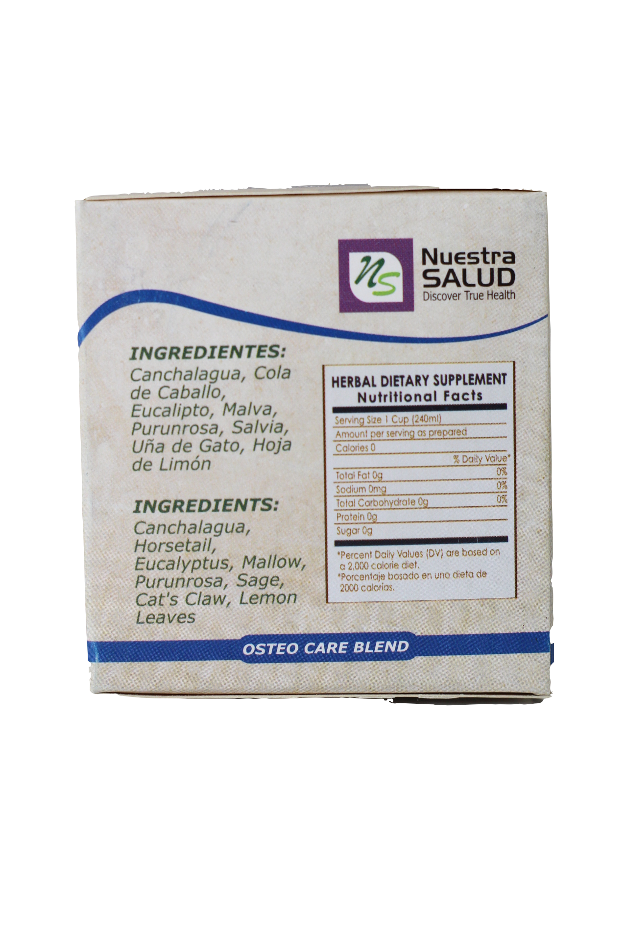 Reumasan Limón Osteo Care Blend Lemon Filter Tea Box (20 Tea Bags) by Nuestra Salud sold by NS Herbs Co.