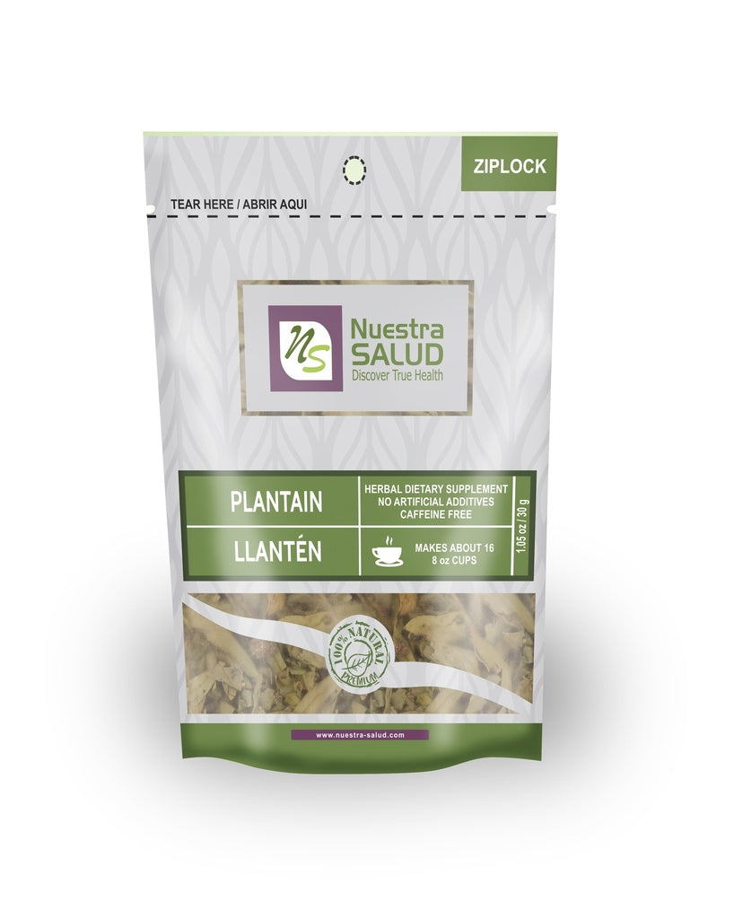 Llanten Plantain Loose Herbal Tea (30g) by Nuestra Salud sold by NS Herbs Co.