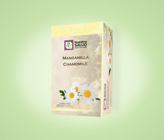  Manzanilla Chamomile Filter Tea Bags (20 Tea bags) by Nuestra Salud sold by NS Herbs Co.