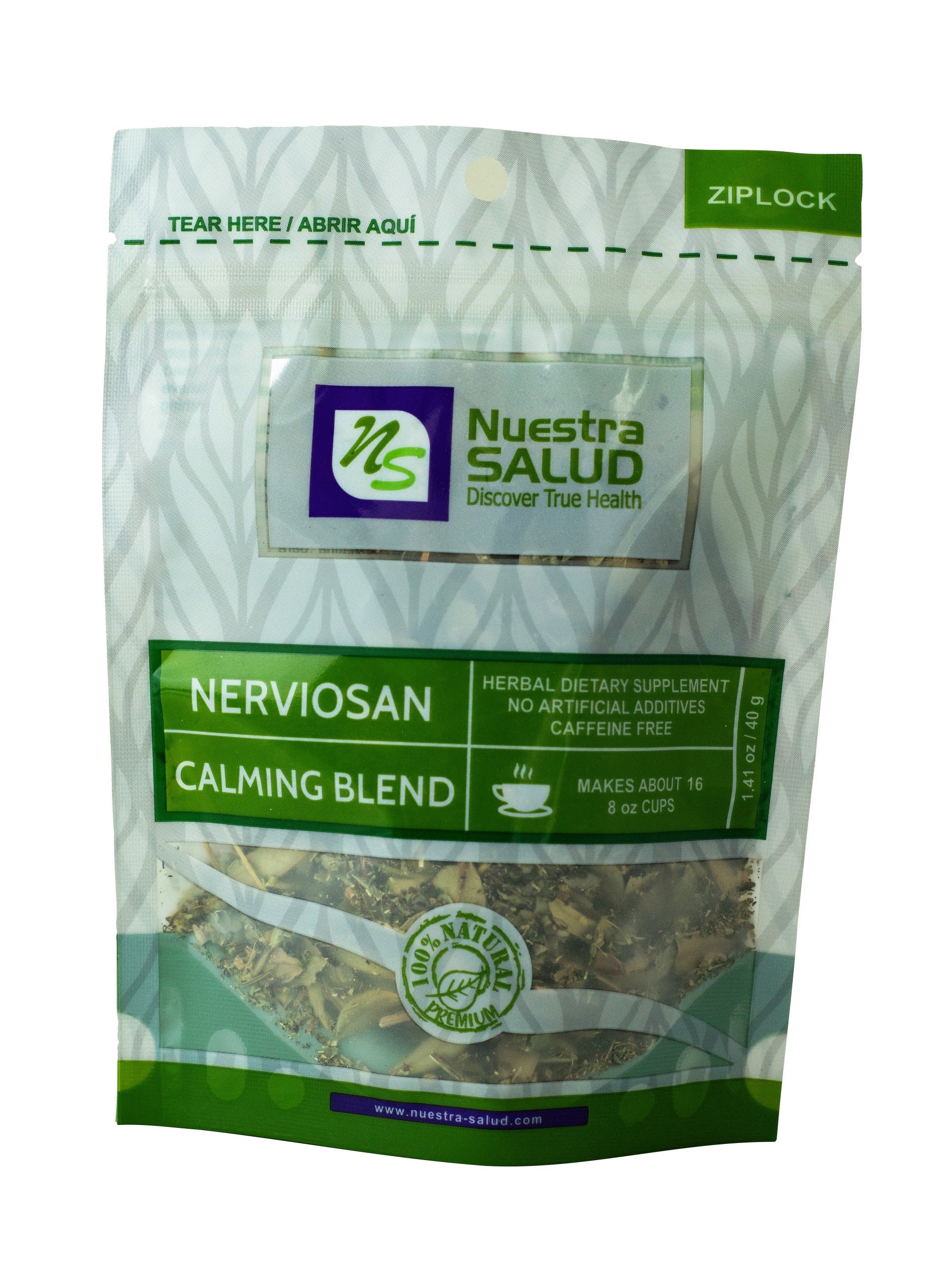  Calming Loose Blend Herbal Infusion Value Pack (120g) by Nuestra Salud sold by NS Herbs Co.