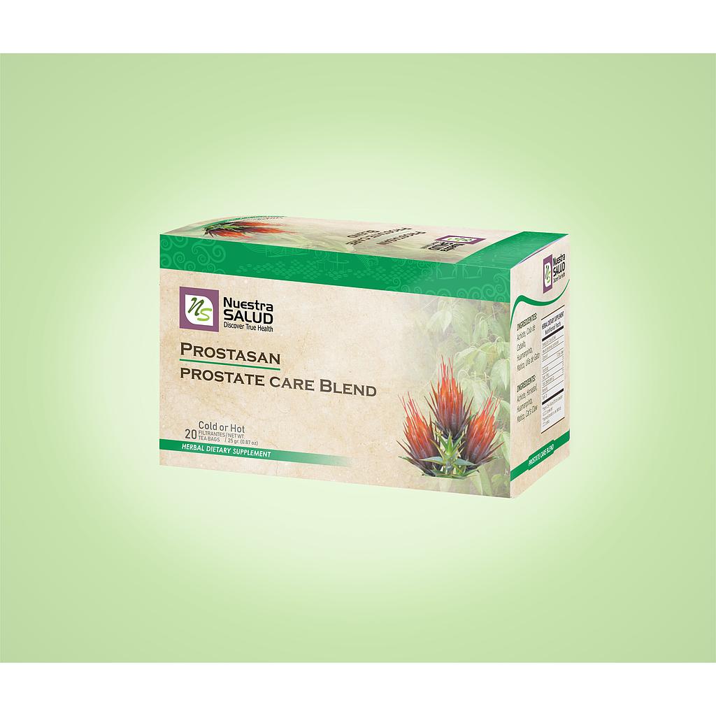 Prostasan Prostate Care Blend Filter Tea Box (20 Tea Bags) by Nuestra Salud sold by NS Herbs Co.