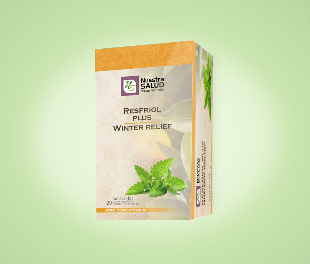Resfriol Plus Té Cold Care Filter Tea Box (20 Tea Bags) by Nuestra Salud sold by NS Herbs Co.