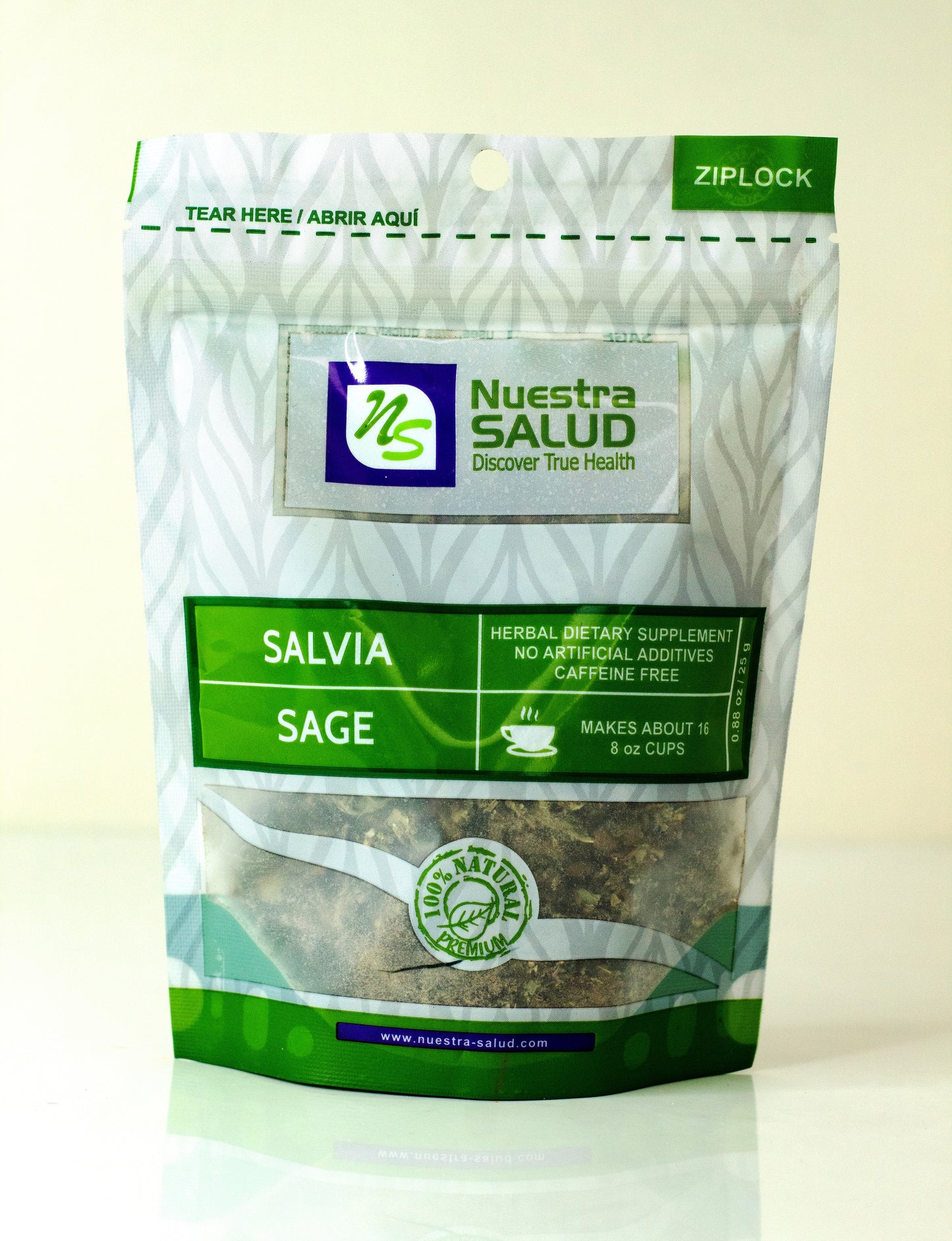 Salvia Sage Loose Herbal Tea (25g) by Nuestra Salud sold by NS Herbs Co.