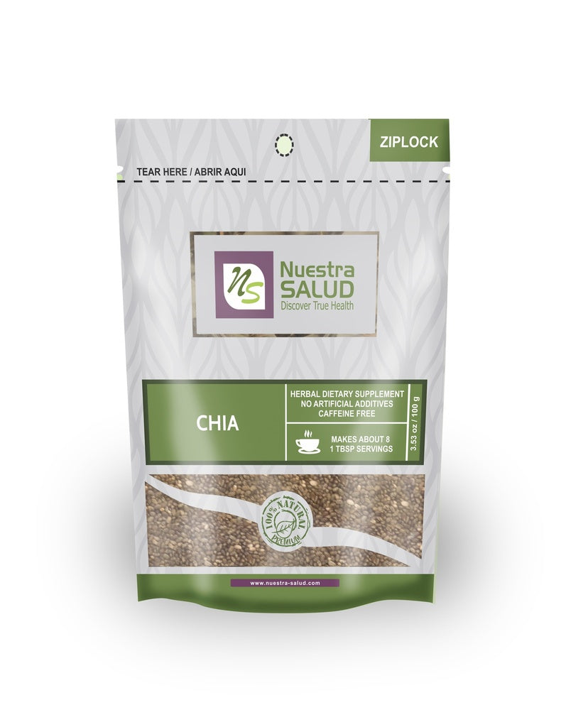 Chia Seeds Herbal (100g) 3.52oz by Nuestra Salud sold by NS Herbs Co.