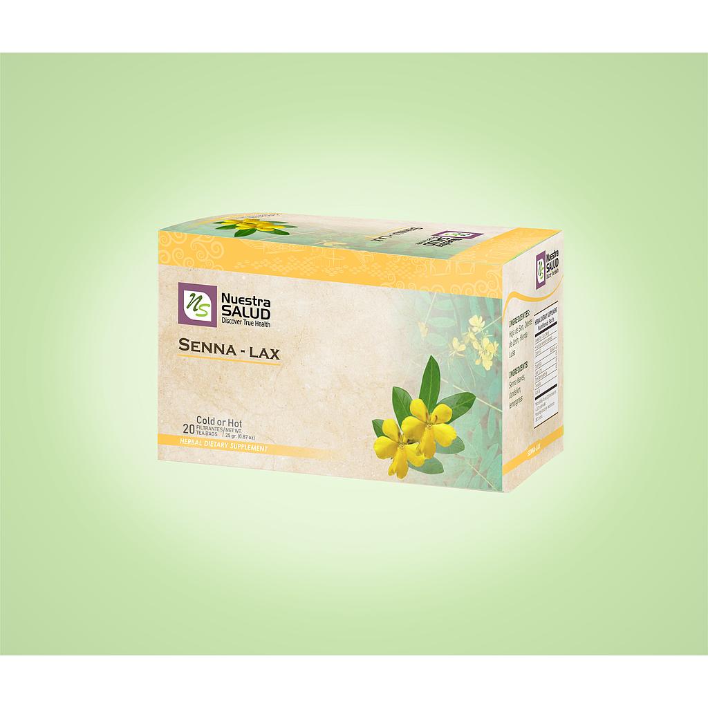 Senna-Lax Mate Lax Filter Tea Box (20 Tea Bags) by Nuestra Salud sold by NS Herbs Co.