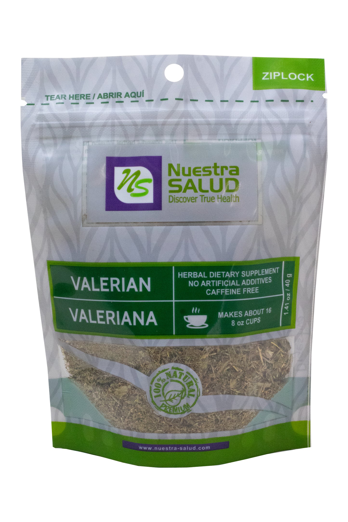 Valeriana Loose Herbal Tea (40g) by Nuestra Salud sold by NS Herbs Co.