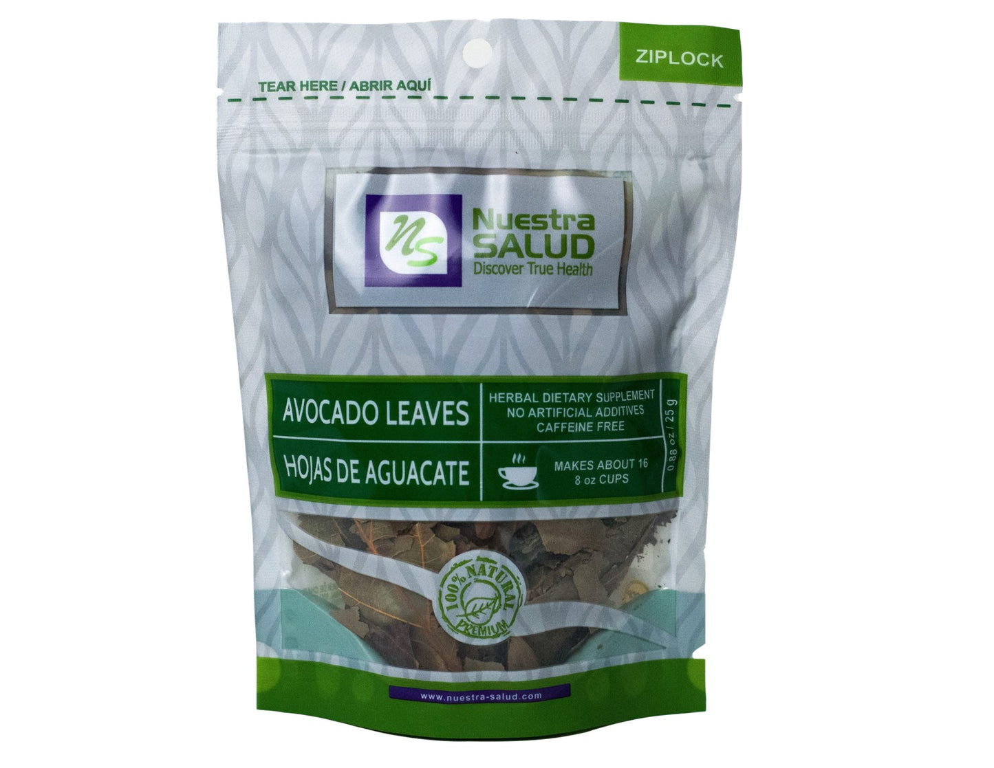 Hojas de Aguacate Avocado Leaves Loose Herbal Infusion Tea Value Pack (75g) by Nuestra Salud sold by NS Herbs Co.