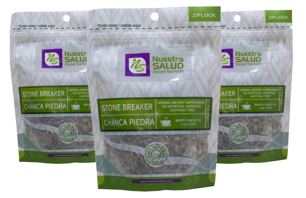 Chanca Piedra Stonebreaker Herb Tea Value Pack (120g) by Nuestra Salud sold by NS Herbs Co.