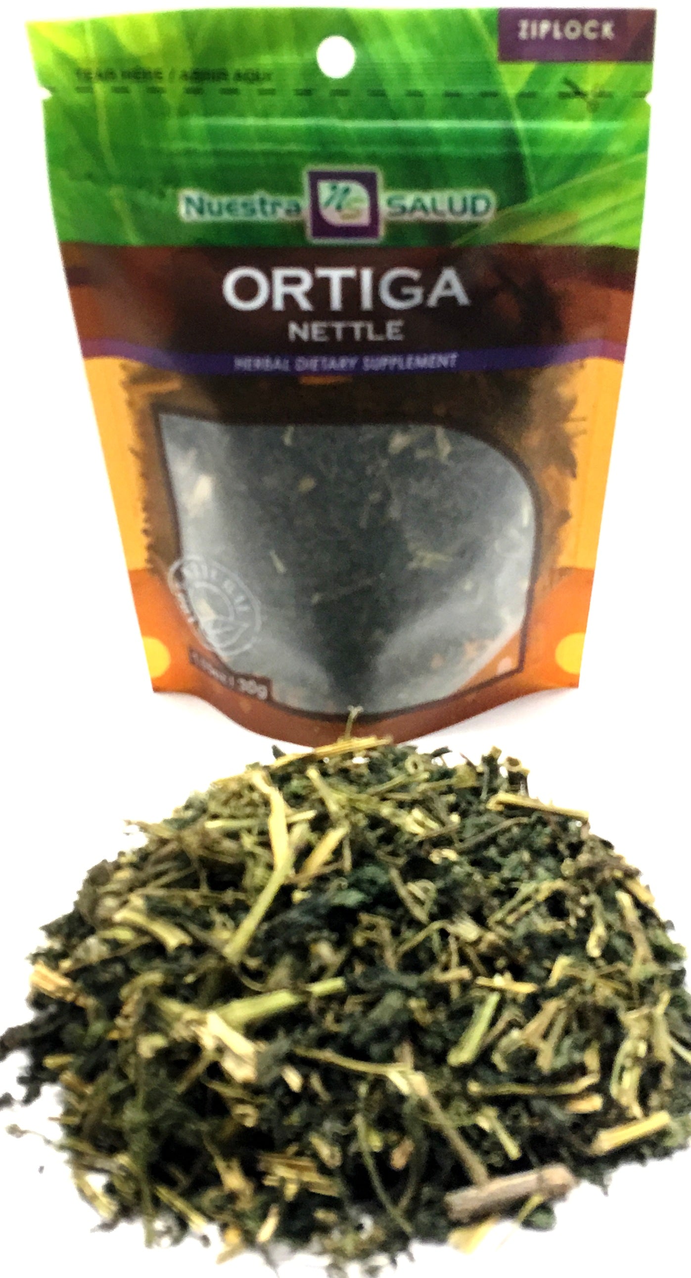 Ortiga Nettle Loose Herbal Infusion Tea Value Pack (90g) by Nuestra Salud sold by NS Herbs Co.