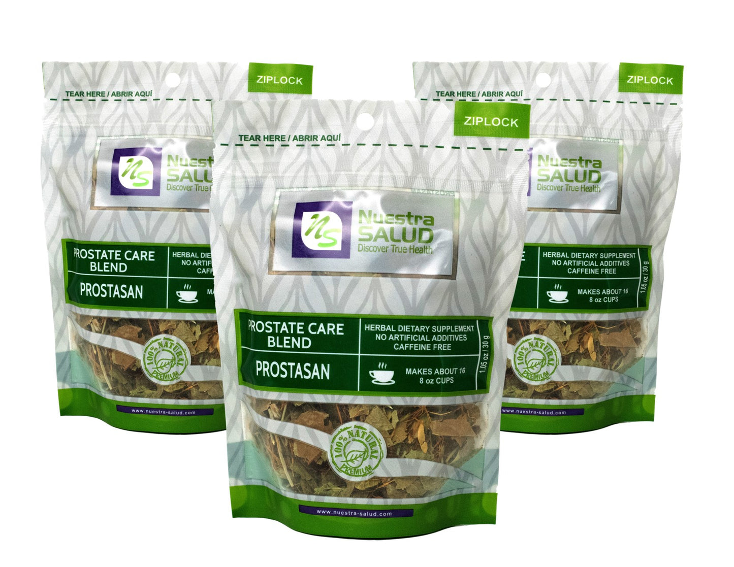 Prostasan Prostate Loose Blend Herbal Infusion Tea Value Pack (90g) by Nuestra Salud sold by NS Herbs Co.