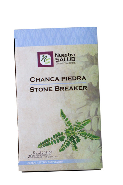 Chanca Piedra Te - Stone breaker Herbal Tea Box (20 Tea Bags) Kidney Stones Crusher