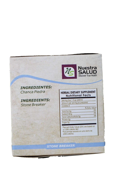 Chanca Piedra Te - Stone breaker Herbal Tea Box (20 Tea Bags) Kidney Stones Crusher
