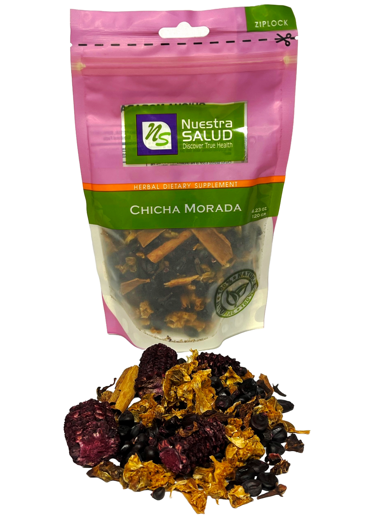 Purple Corn Mix Peruvian Chicha Morada Premium Silver Line (120g)