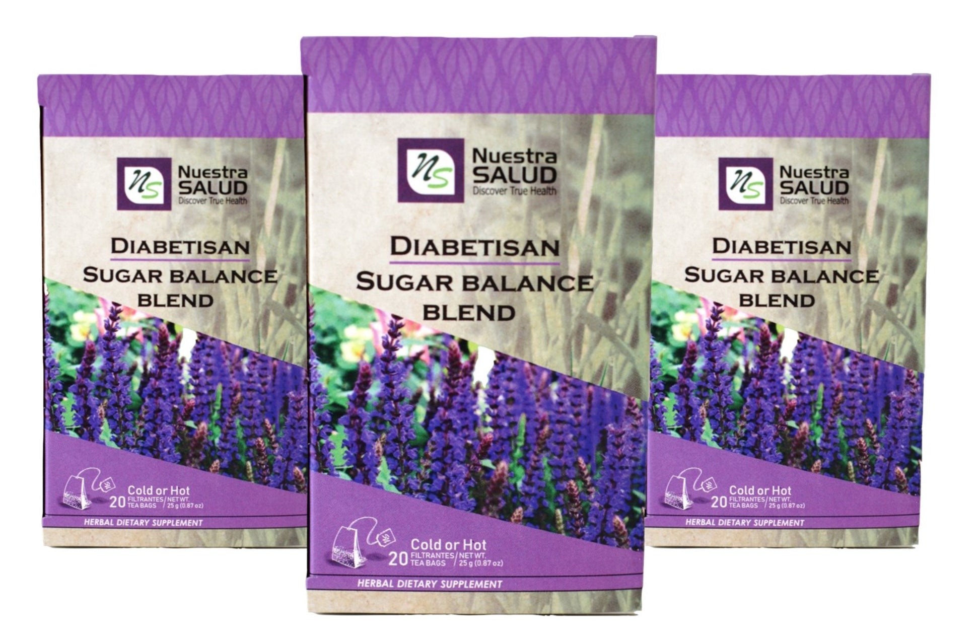 Sugar Balance Tea Blend Diabetisan Herbal Tea (60 tea bags) Nuestra Salud