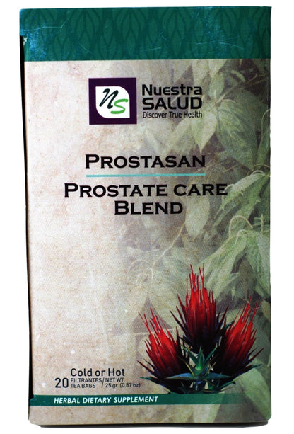 Prostate Tea Care Blend Prostasan Herbal Tea (60 tea bags) Nuestra Salud