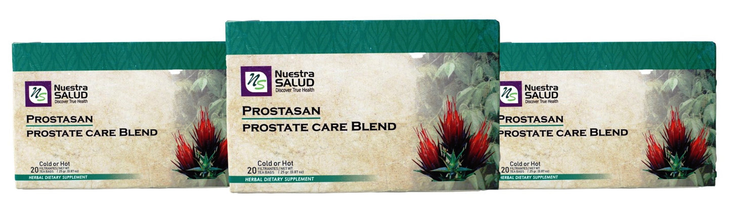 Prostate Tea Care Blend Prostasan Herbal Tea (60 tea bags) Nuestra Salud