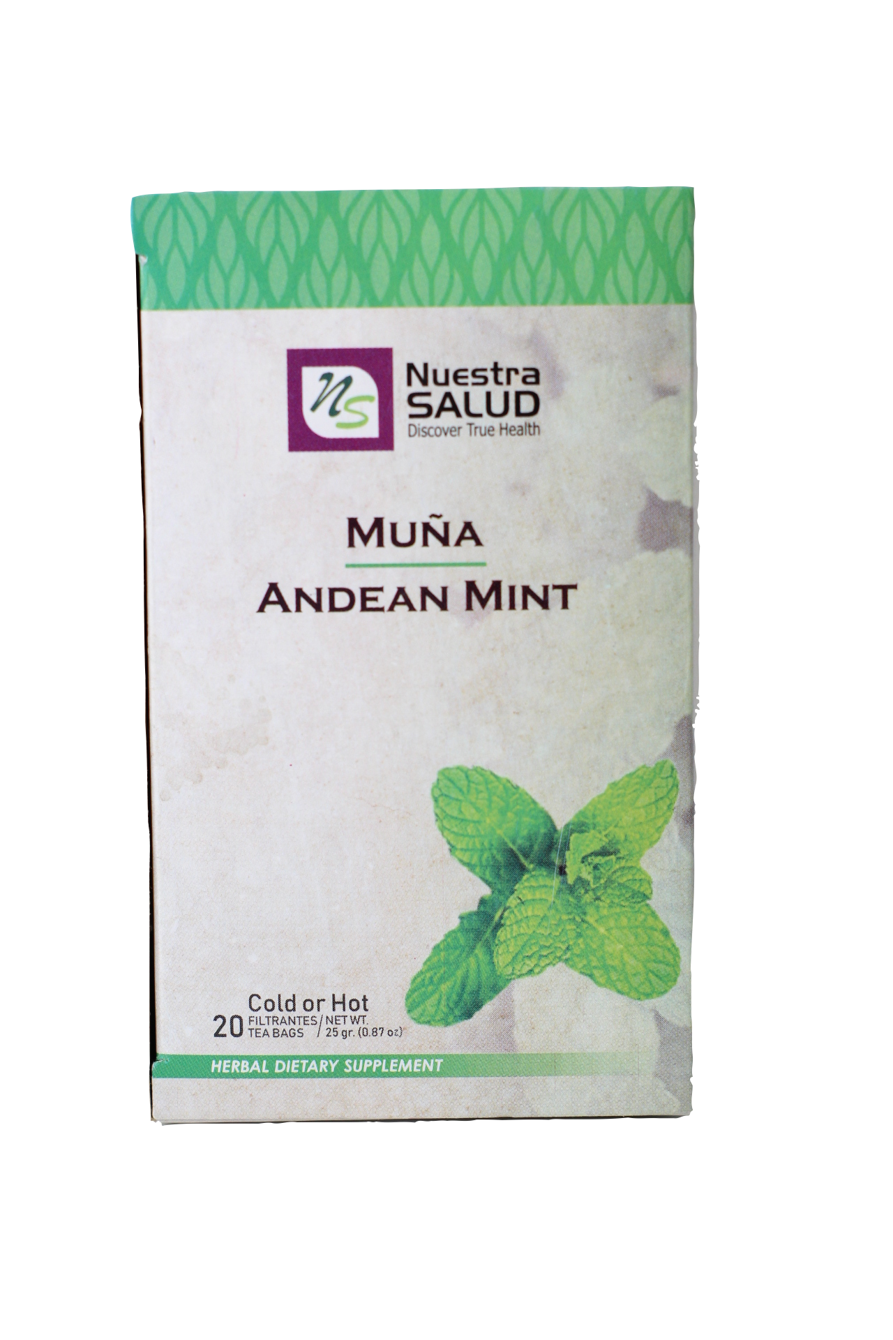 Andean Mint Tea Muña Herbal Tea (20 Tea bags) – NS Herbs Co.
