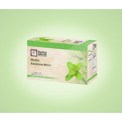  Muña Andean Mint Filter Tea Box (20 Tea bags) by Nuestra Salud sold by NS Herbs Co.