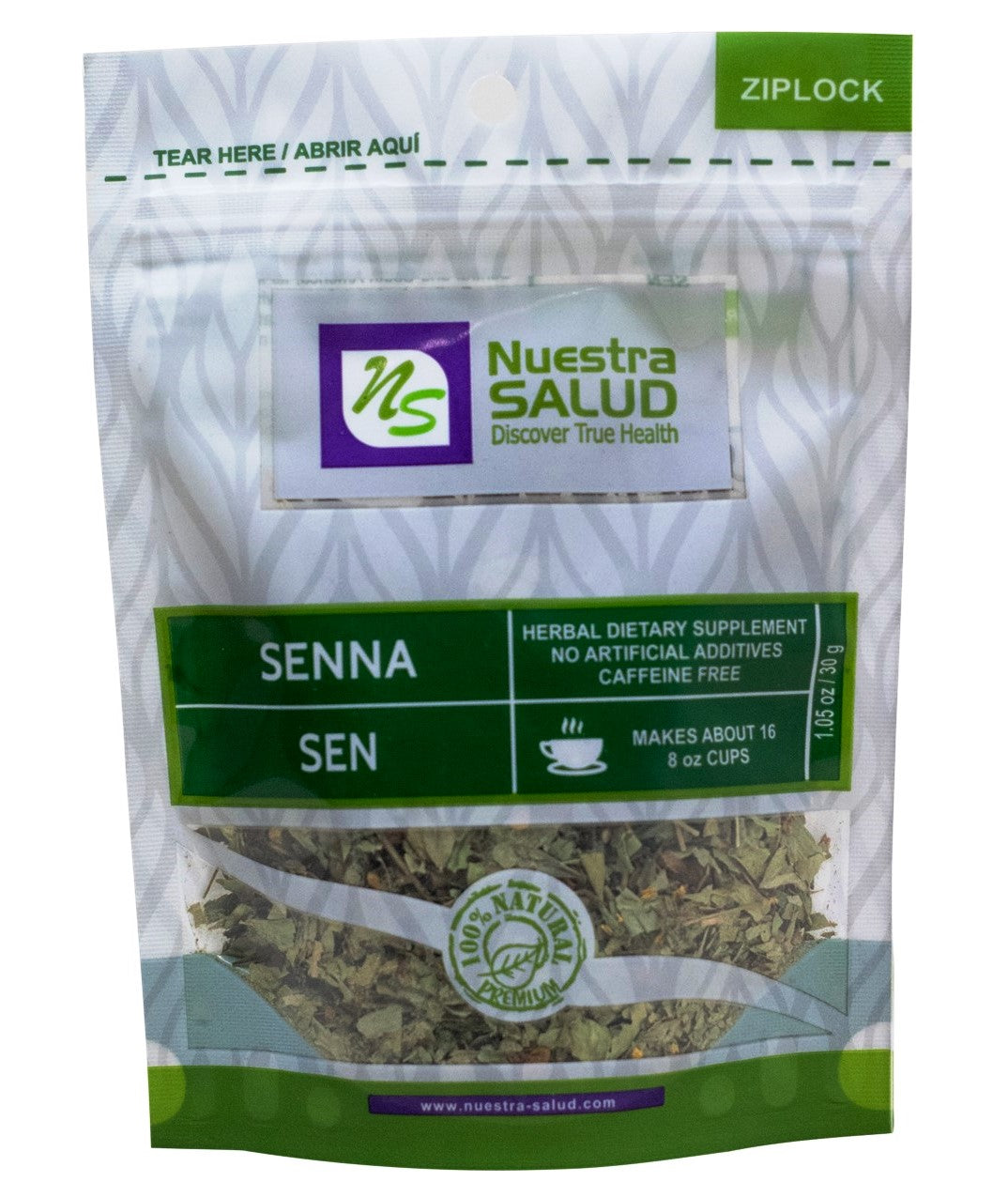  Sen Senna Loose Herbal Infusion Tea Value Pack (90g) by Nuestra Salud sold by NS Herbs Co.